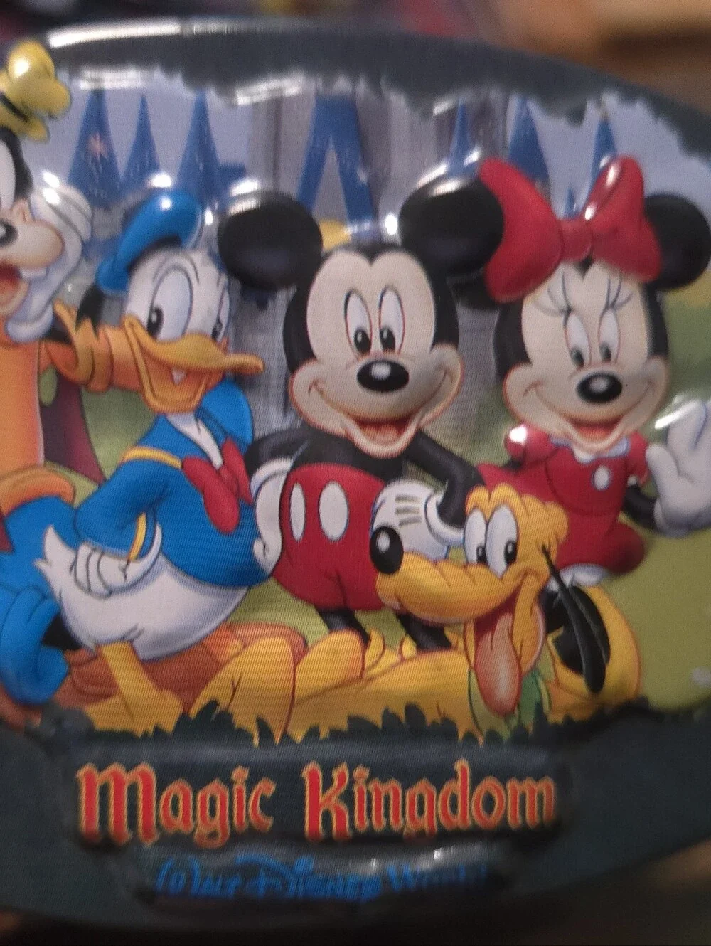 Vintage Walt Disney Character Tin Canister - 3 D